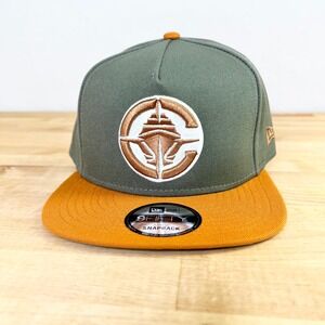 New Era Hat Los Angeles Clippers 9FIFTY A-Frame Snapback OSFM Green Orange Cap